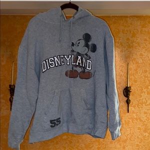 gray disneyland sweatshirt